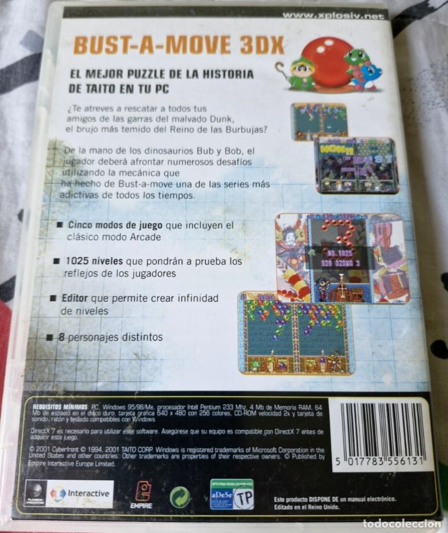 Videojuegos y consolas: BUST A MOVE 3 - XPLOSIV - PC CD-ROM - TAITO - BUBBLE BOBBLE - Foto 2