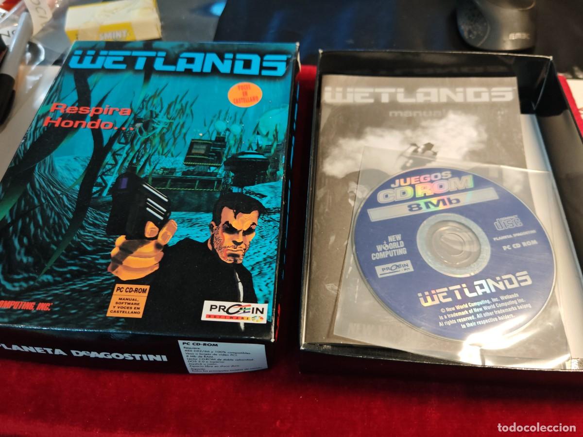 Videojuegos y consolas: Juego pc con caja wetlands 1995 - Foto 1