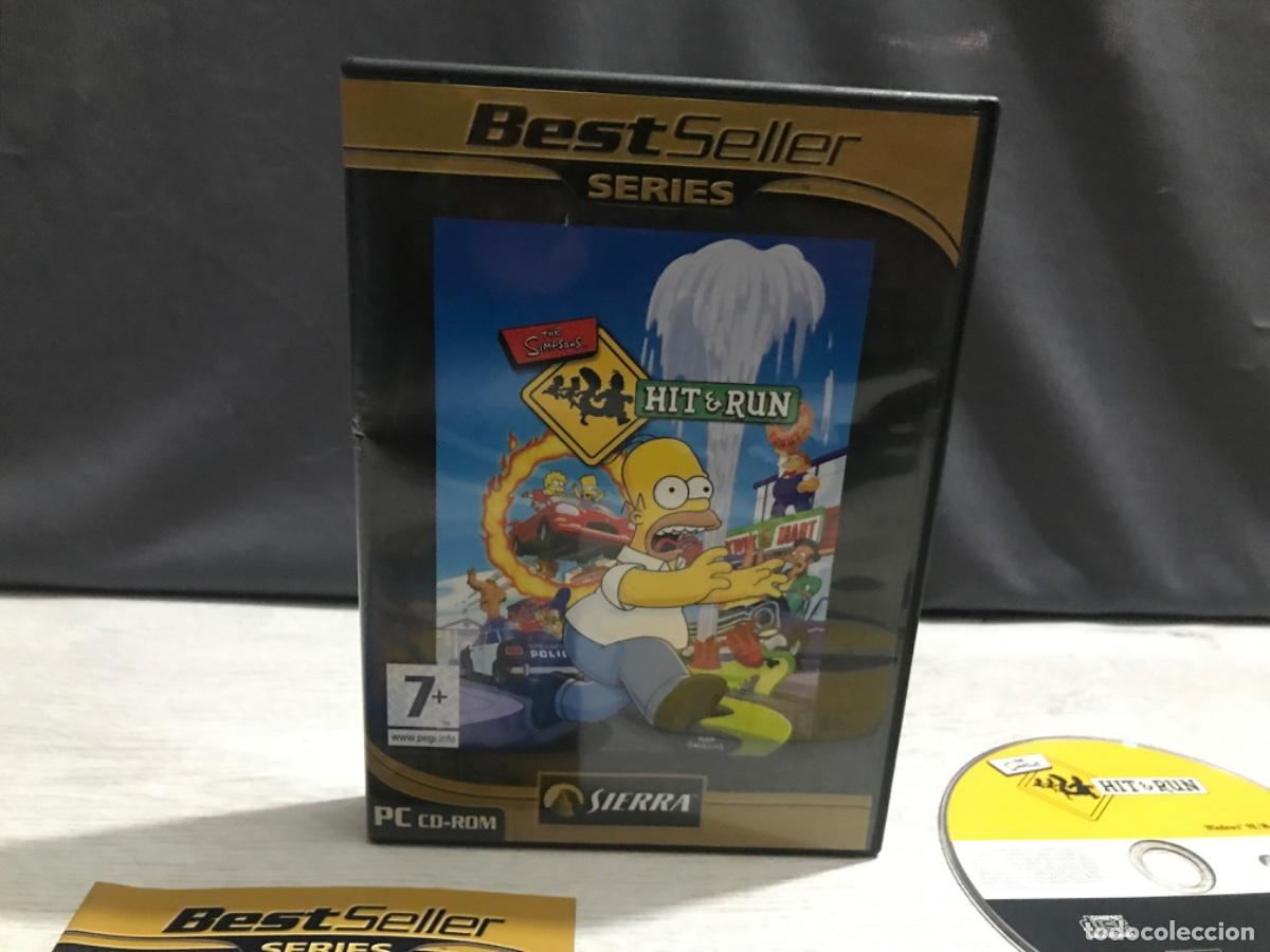 Videojuegos y consolas: Juego Simpson Hit&Run para PC 3 discos - Foto 2