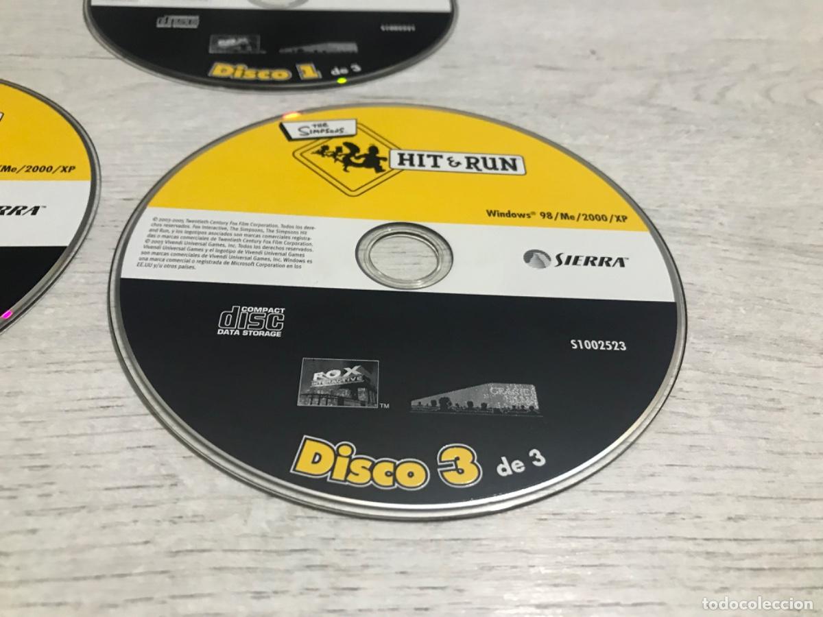 Videojuegos y consolas: Juego Simpson Hit&Run para PC 3 discos - Foto 7
