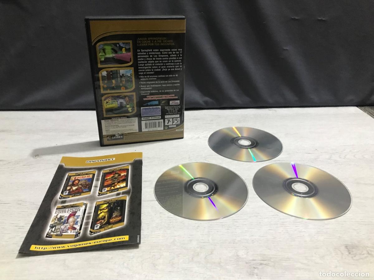 Videojuegos y consolas: Juego Simpson Hit&Run para PC 3 discos - Foto 8