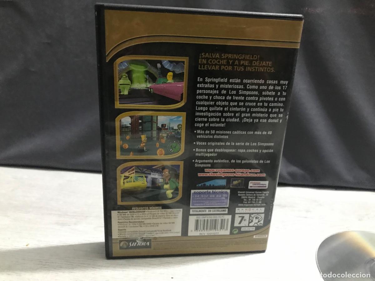 Videojuegos y consolas: Juego Simpson Hit&Run para PC 3 discos - Foto 9