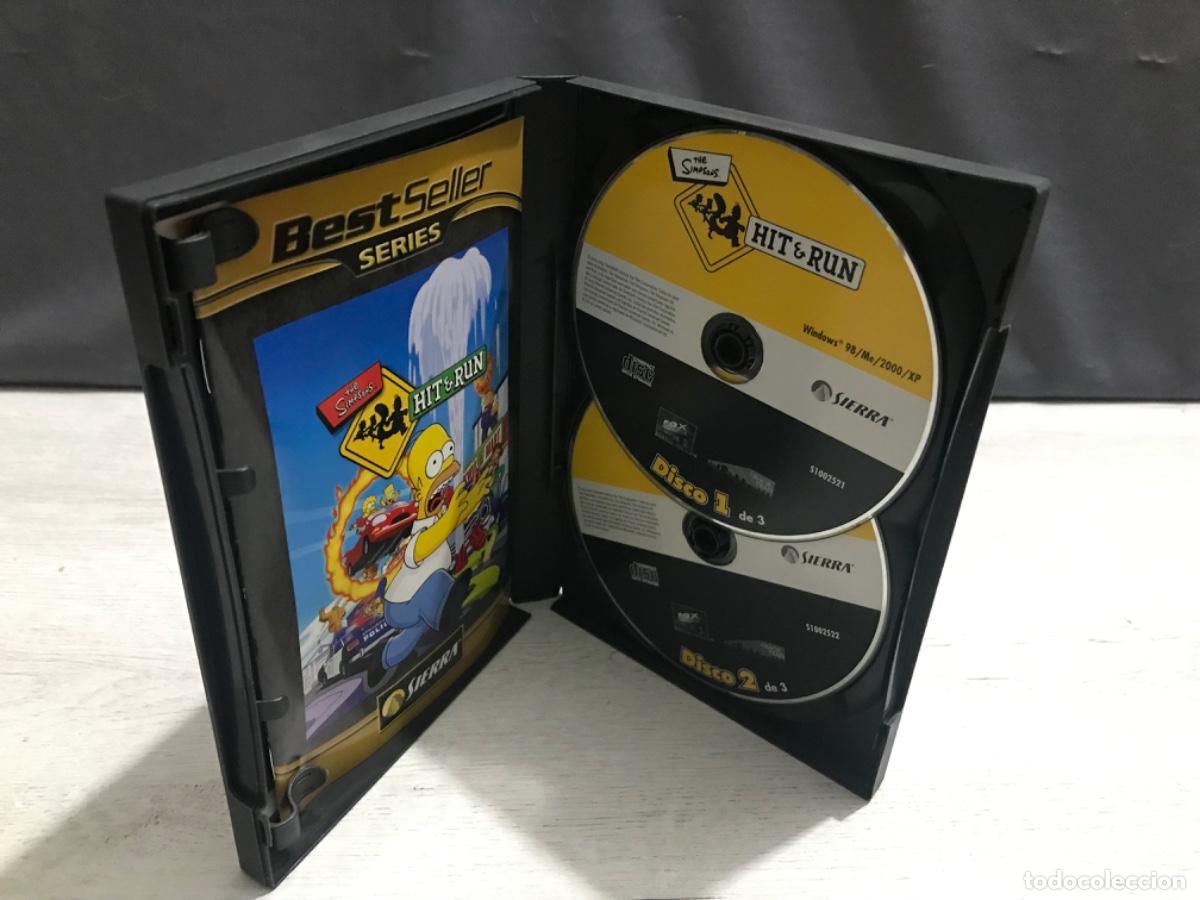 Videojuegos y consolas: Juego Simpson Hit&Run para PC 3 discos - Foto 16