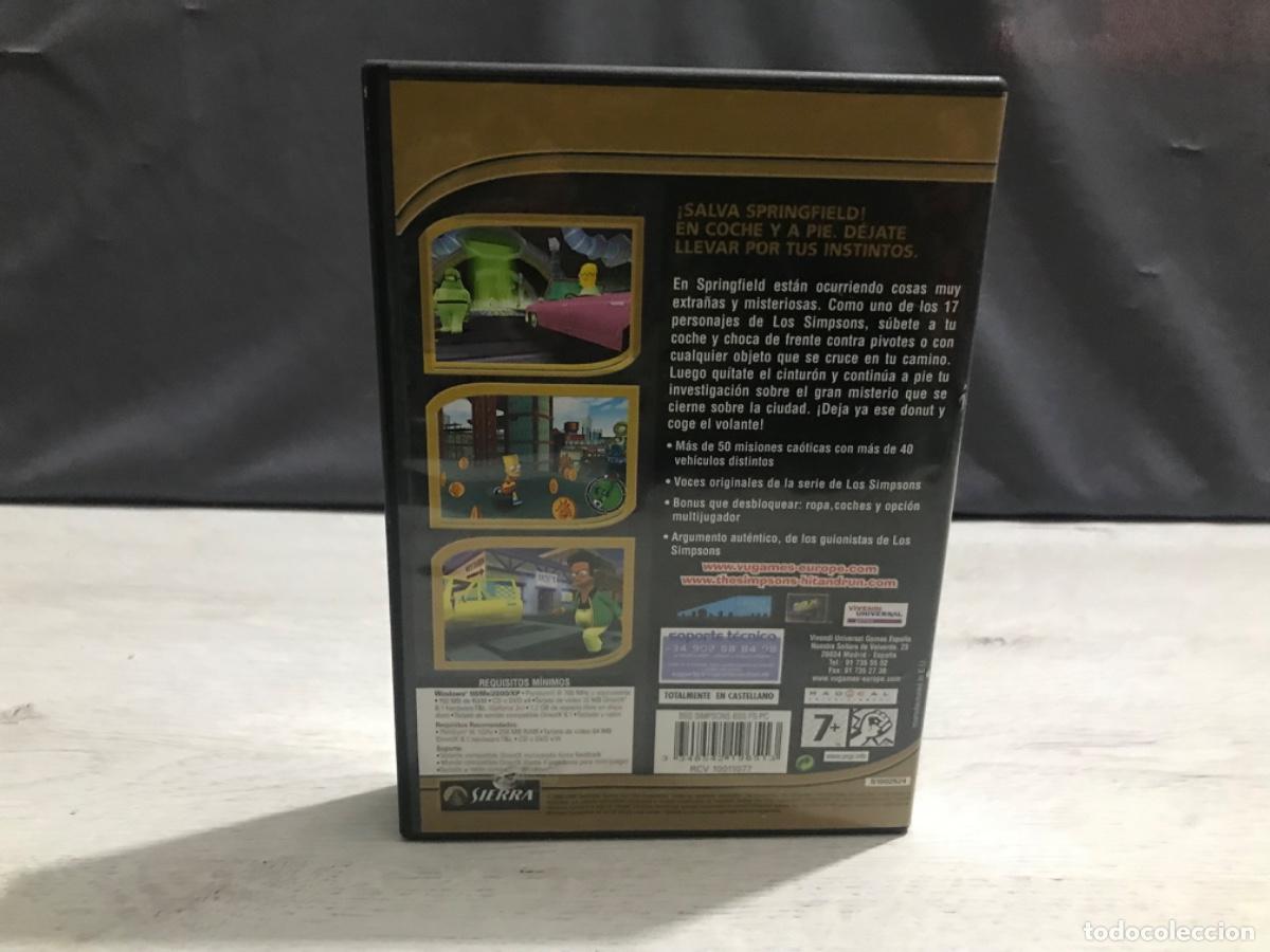 Videojuegos y consolas: Juego Simpson Hit&Run para PC 3 discos - Foto 17