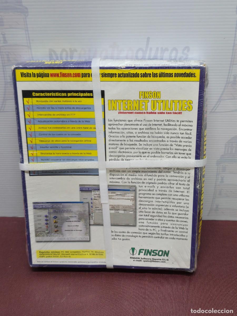 Videojuegos y consolas: FINSON Internet Utilities - Programa inform&aacute;tico Windows 95/98/2000/NT/ME/XP Precintado - Foto 2