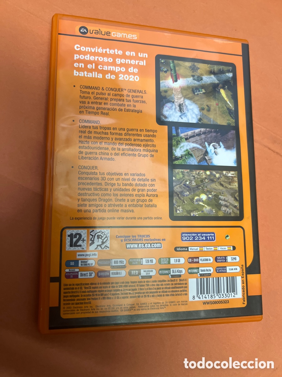 Videojuegos y consolas: T1/A2/63. PC. Command & Conquer Generals, - Foto 2