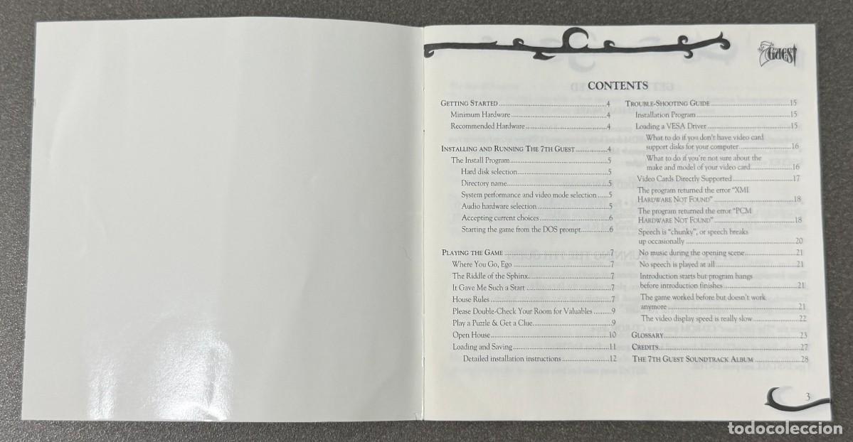 Videojuegos y consolas: THE 7 GUEST - JUEGO PC CD-ROM - VIRGIN 1994 - DOS CDS - Foto 4