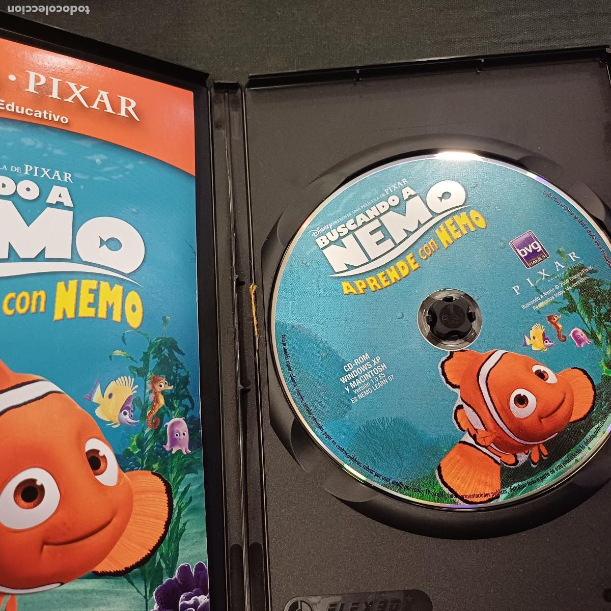 Videojuegos y consolas: BUSCANDO A NEMO/APRENDE CON NEMO/PC. - Foto 2