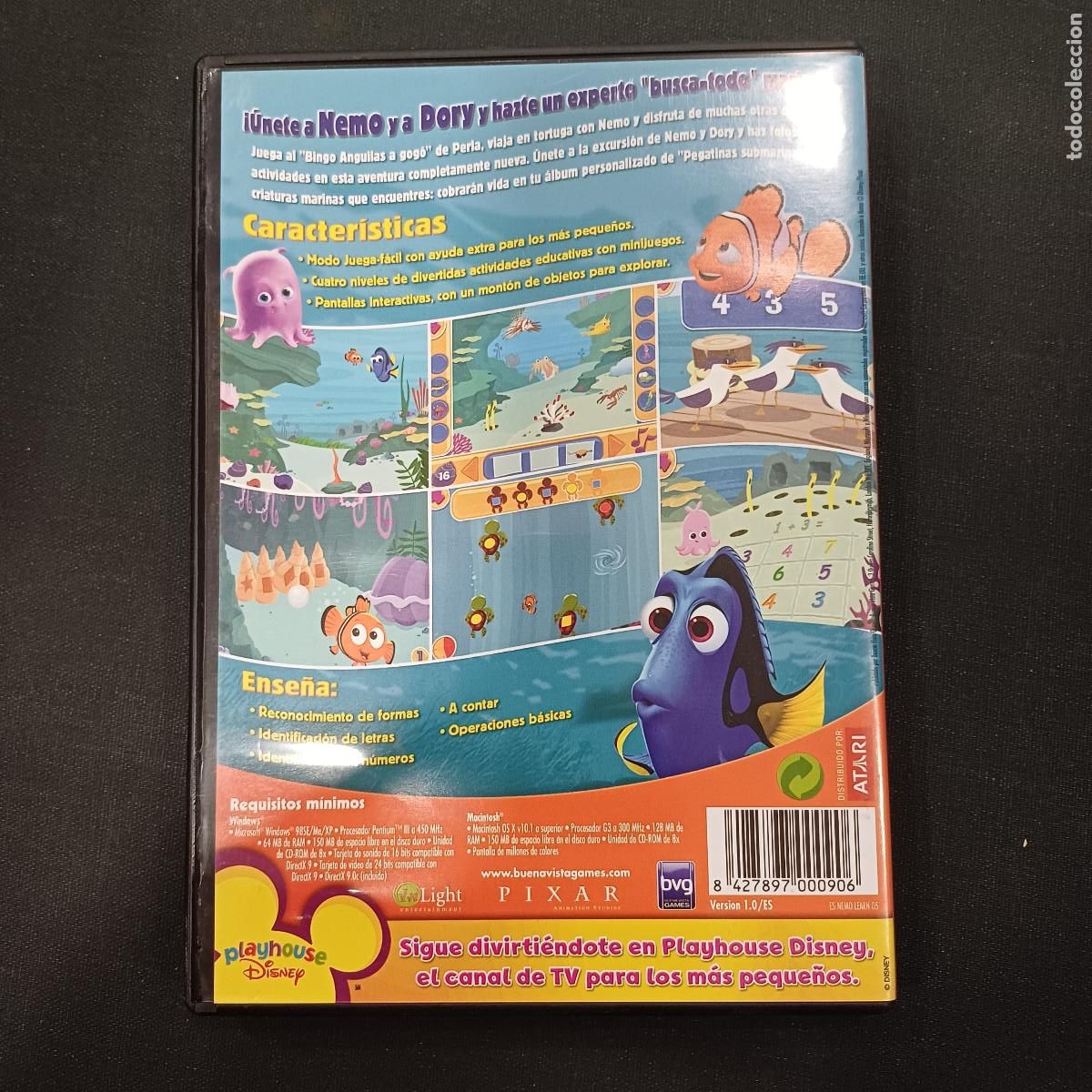 Videojuegos y consolas: BUSCANDO A NEMO/APRENDE CON NEMO/PC. - Foto 3