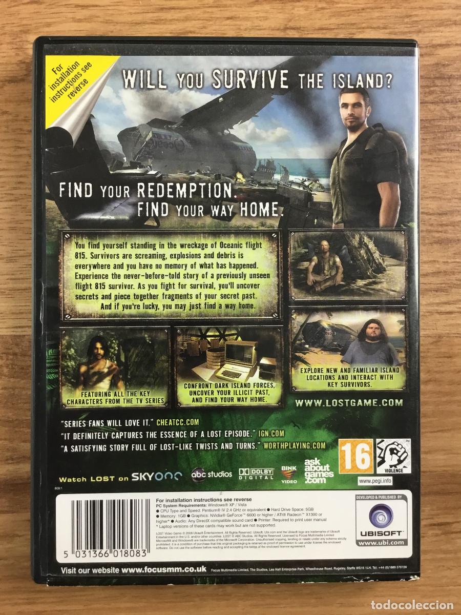 Videojuegos y consolas: LOST THE VIDEO GAME - PC DVD-ROM - Foto 2