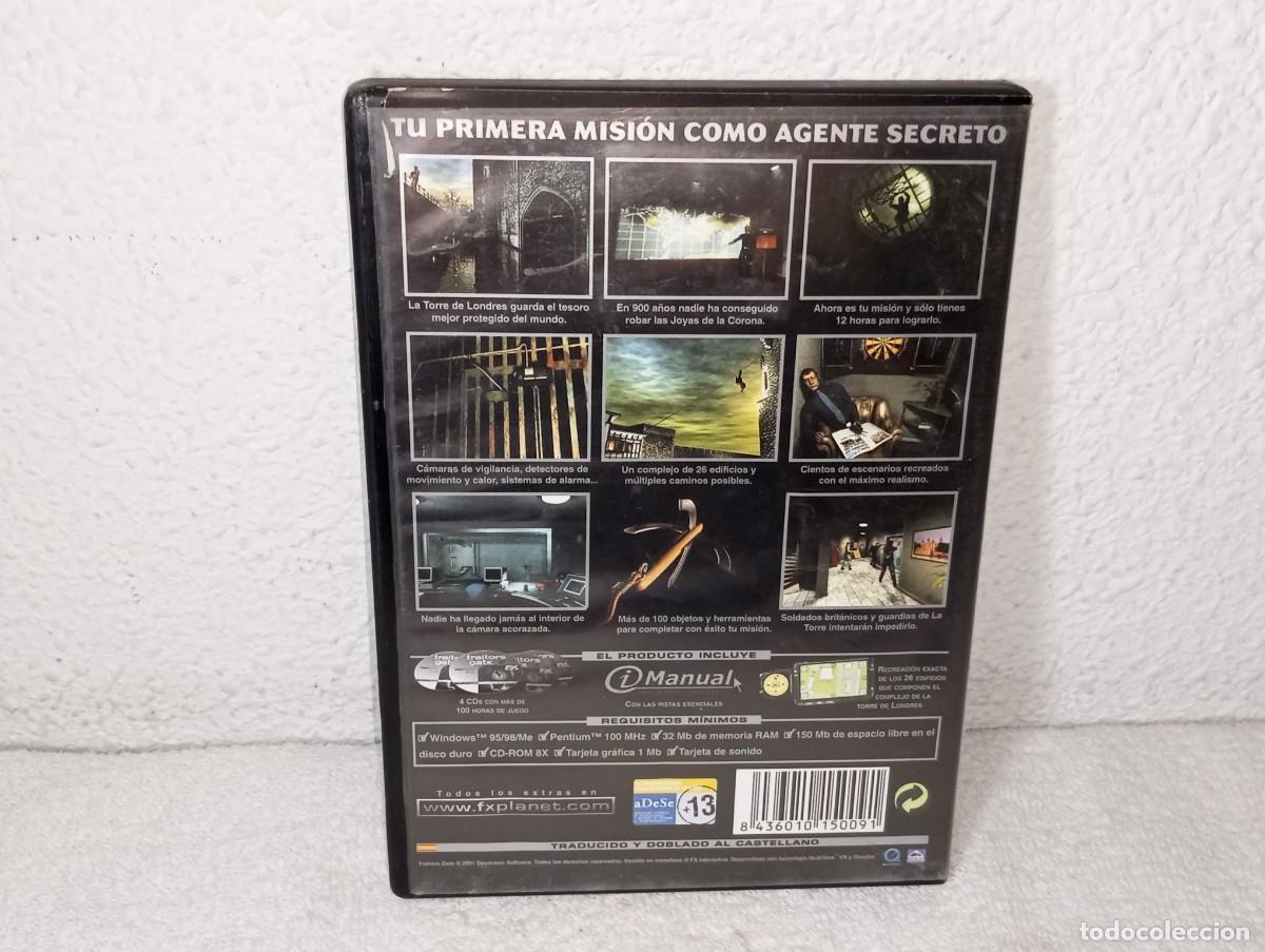 Videojuegos y consolas: ANTIGUO JUEGO PC CD ROM TRAITORS GATE FX INTERACTIVE A&Ntilde;O 2001 - Foto 4