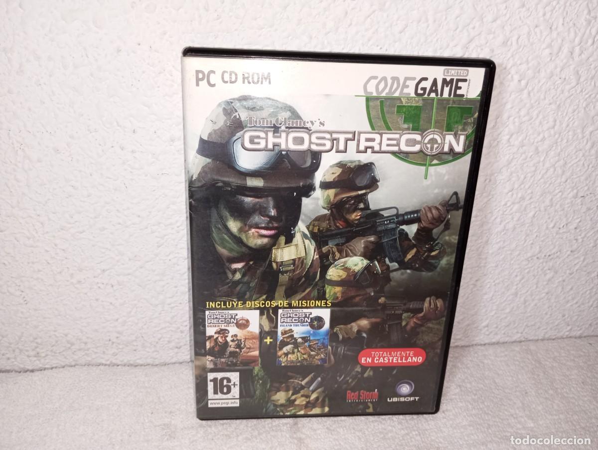 Videojuegos y consolas: ANTIGUO JUEGO PC CD ROM TOM CLANCY&acute;S GHOST RECON CODE GAME RED STORM A&Ntilde;O 2002 - Foto 1