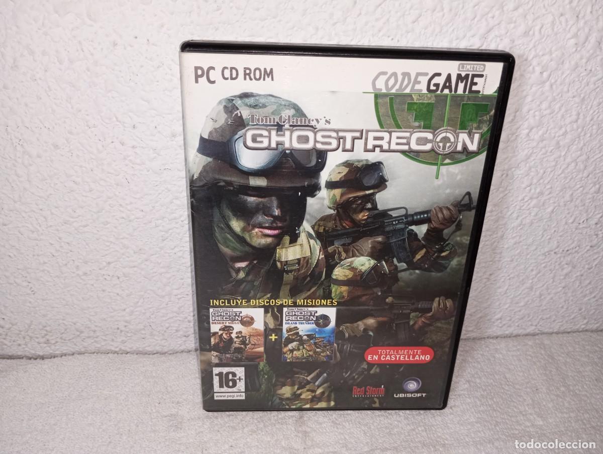 Videojuegos y consolas: ANTIGUO JUEGO PC CD ROM TOM CLANCY&acute;S GHOST RECON CODE GAME RED STORM A&Ntilde;O 2002 - Foto 2