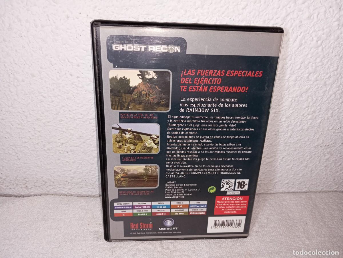 Videojuegos y consolas: ANTIGUO JUEGO PC CD ROM TOM CLANCY&acute;S GHOST RECON CODE GAME RED STORM A&Ntilde;O 2002 - Foto 4