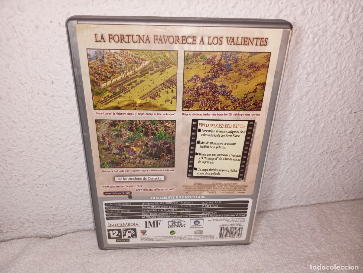 Videojuegos y consolas: ANTIGUO JUEGO PC CD ROM ALEJANDRO MAGNO CODEGAME LIBISOFT A&Ntilde;O 2004 - Foto 3