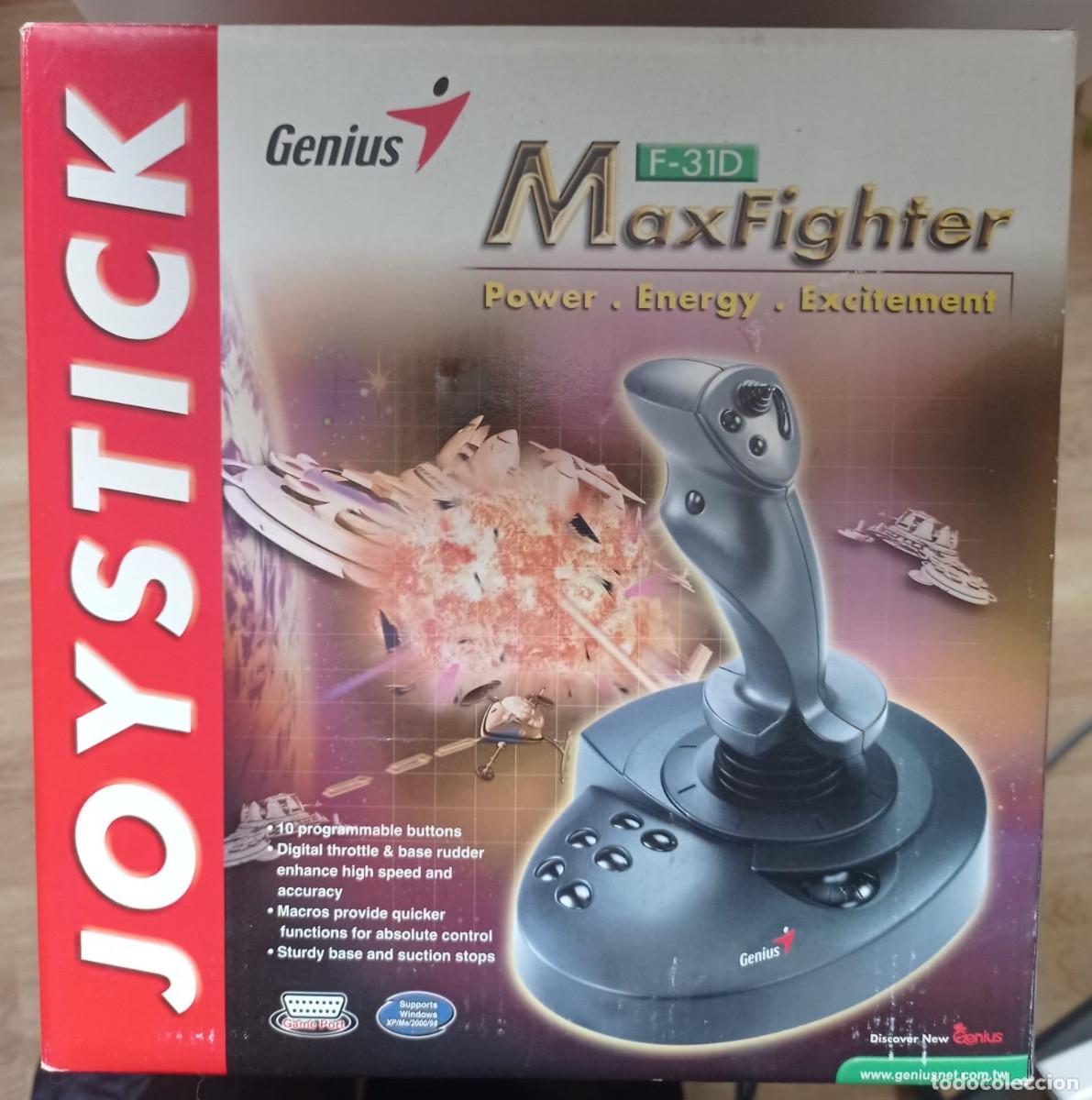 Videojuegos y consolas: Joystick Genius MaxFighter F-31D (con caja) - Foto 3