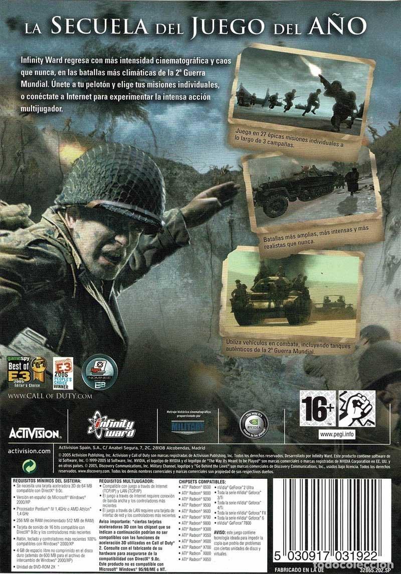 Videojuegos y consolas: Call of Duty 2. PC - Foto 2