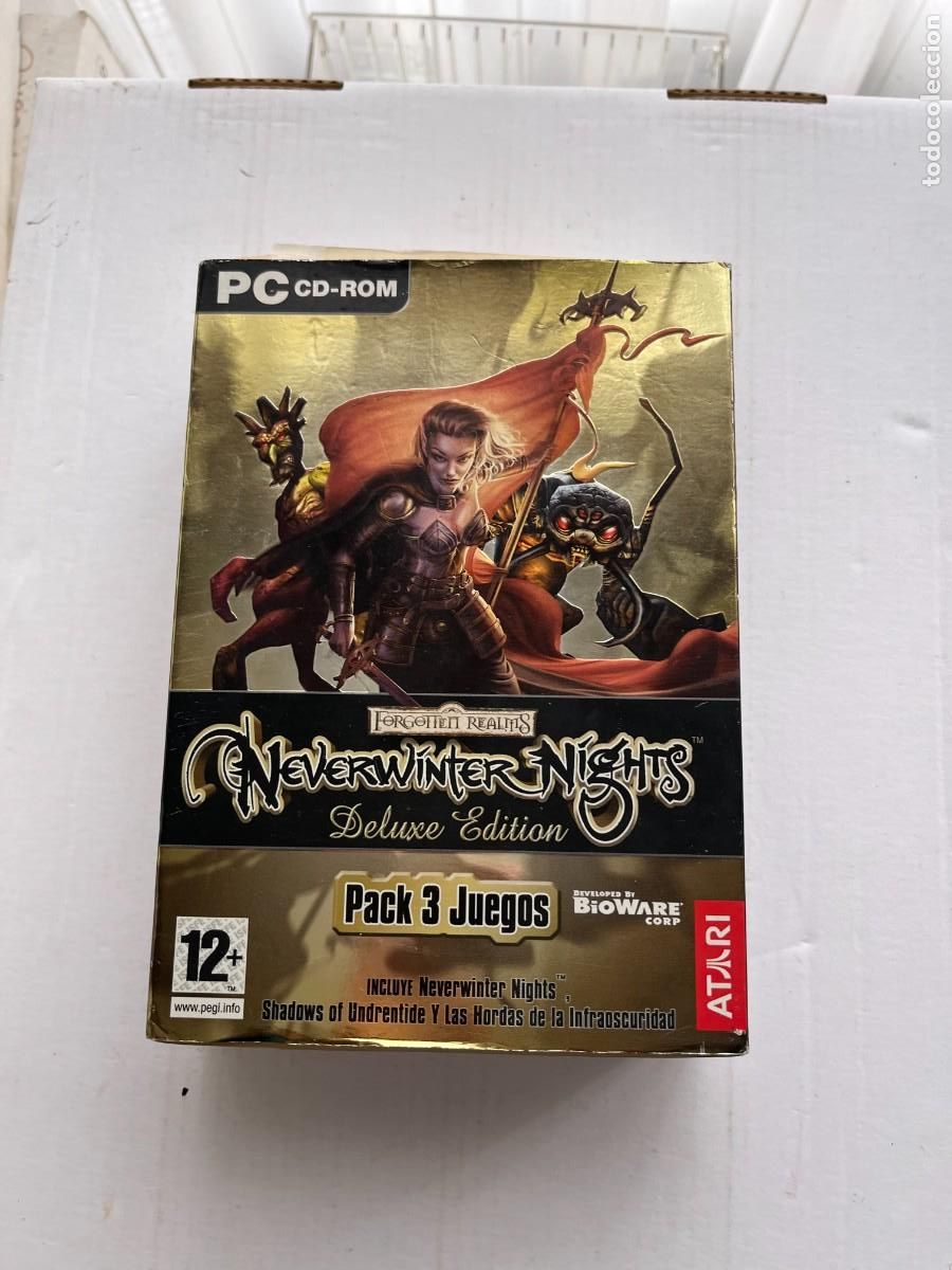 Videojuegos y consolas: FORGOTTEN REALMS NEVERWINTER NIGHTS DELUXE EDITION PC CD ROM - Foto 1