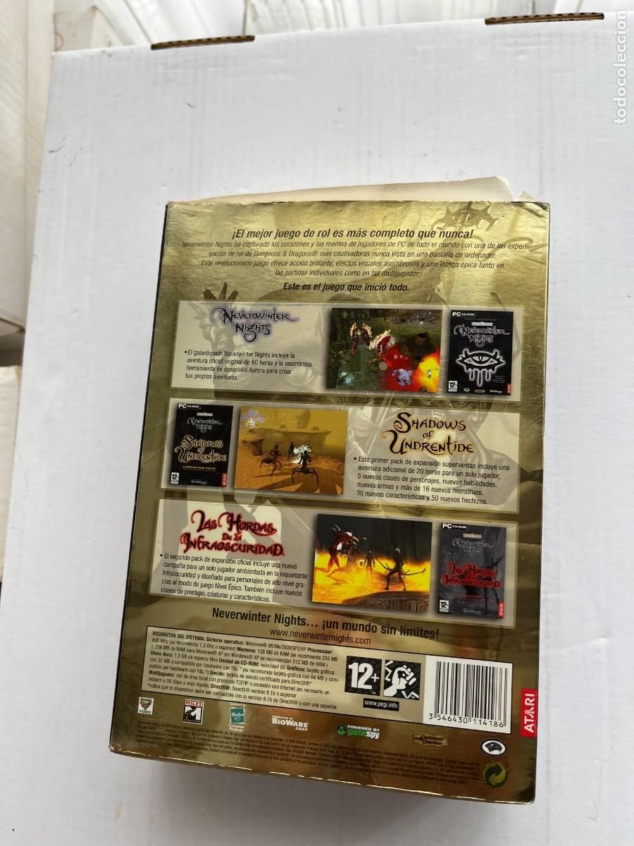 Videojuegos y consolas: FORGOTTEN REALMS NEVERWINTER NIGHTS DELUXE EDITION PC CD ROM - Foto 3
