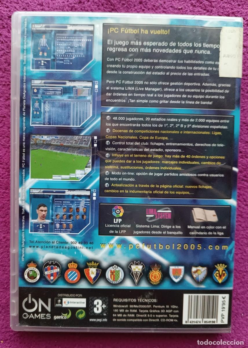Videojuegos y consolas: PC F&uacute;tbol 2005 + extensi&oacute;n 1 - Foto 3