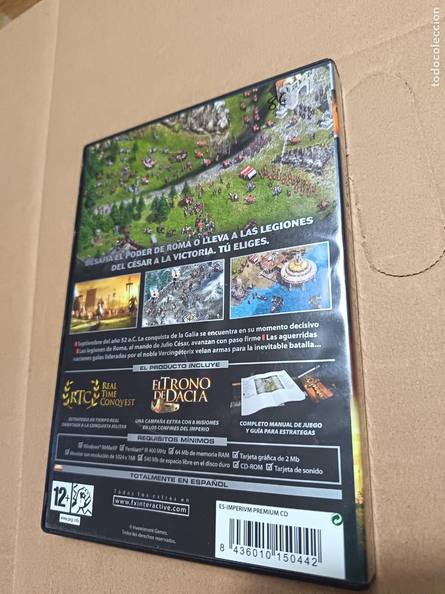 Videojuegos y consolas: IMPERIUM. LA GUERRA DE LAS GALIAS. PC CON INSTRUCCIONES. - Foto 2