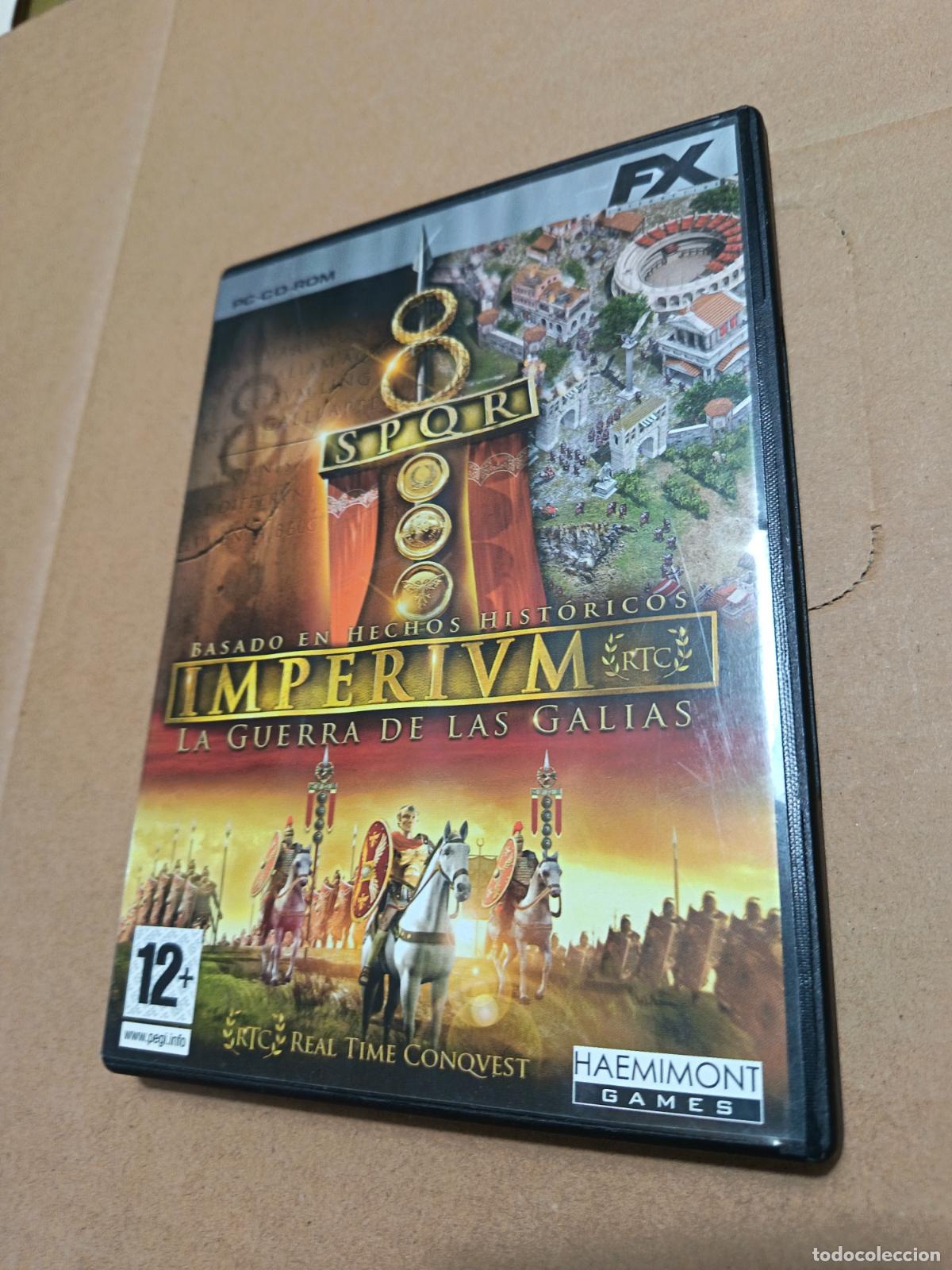 Videojuegos y consolas: IMPERIUM. LA GUERRA DE LAS GALIAS. PC CON INSTRUCCIONES. - Foto 1