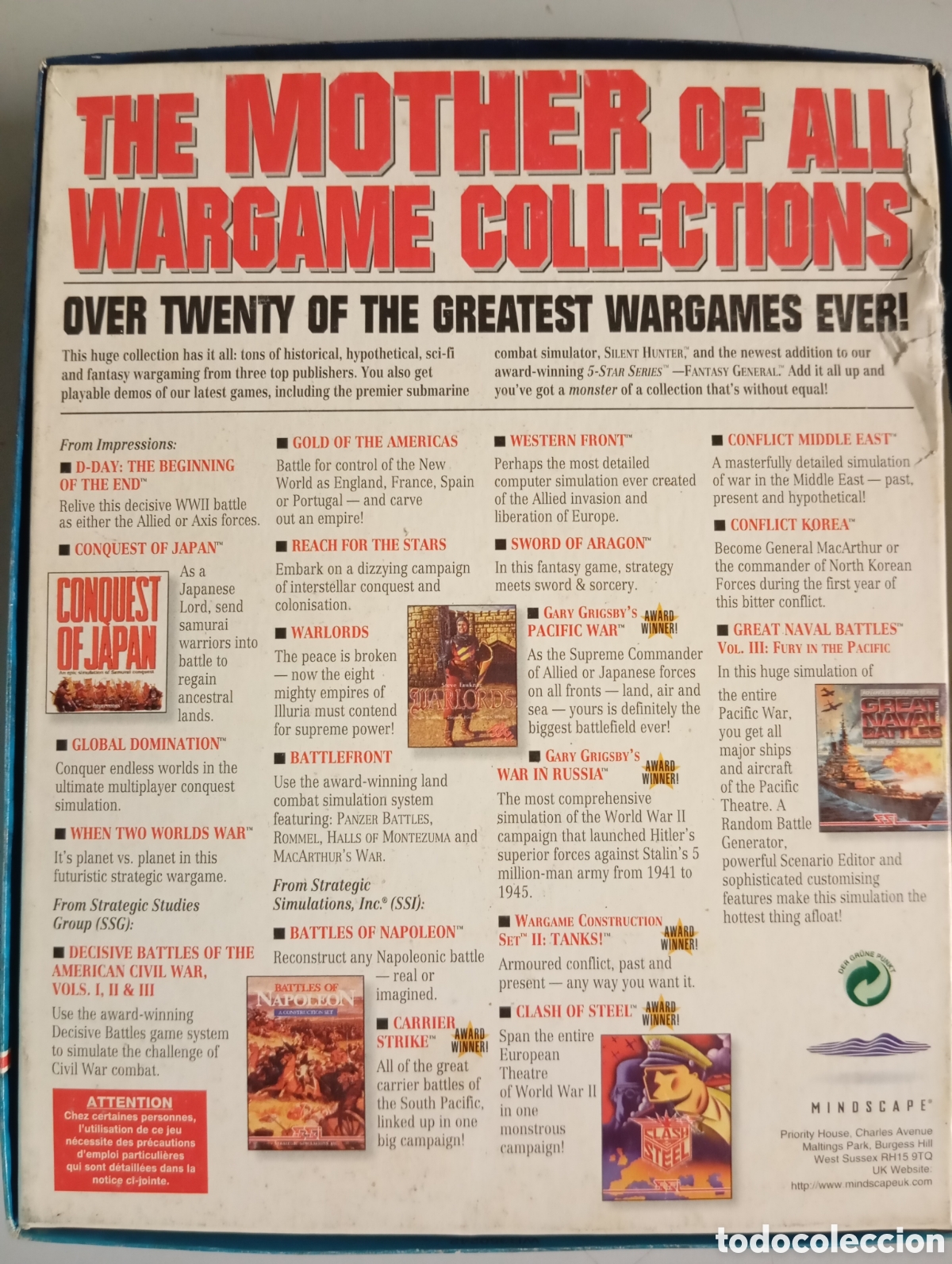 Videojuegos y consolas: Juego PC Twenty Wargame Classics Edici&oacute;n Exclusiva - Foto 2