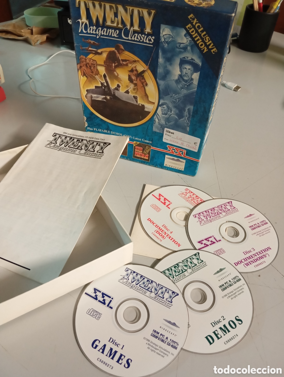 Videojuegos y consolas: Juego PC Twenty Wargame Classics Edici&oacute;n Exclusiva - Foto 3
