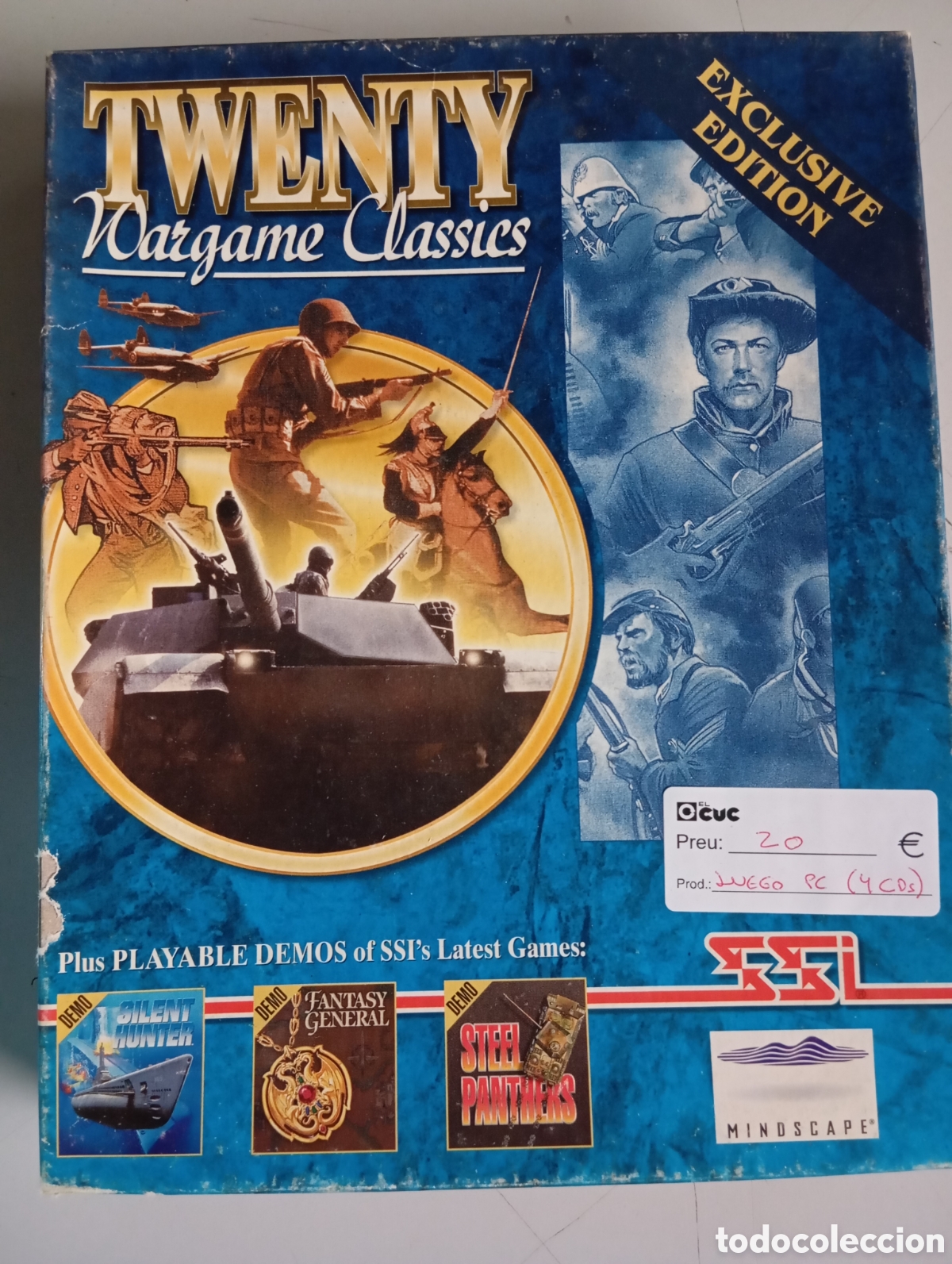 Videojuegos y consolas: Juego PC Twenty Wargame Classics Edici&oacute;n Exclusiva - Foto 1