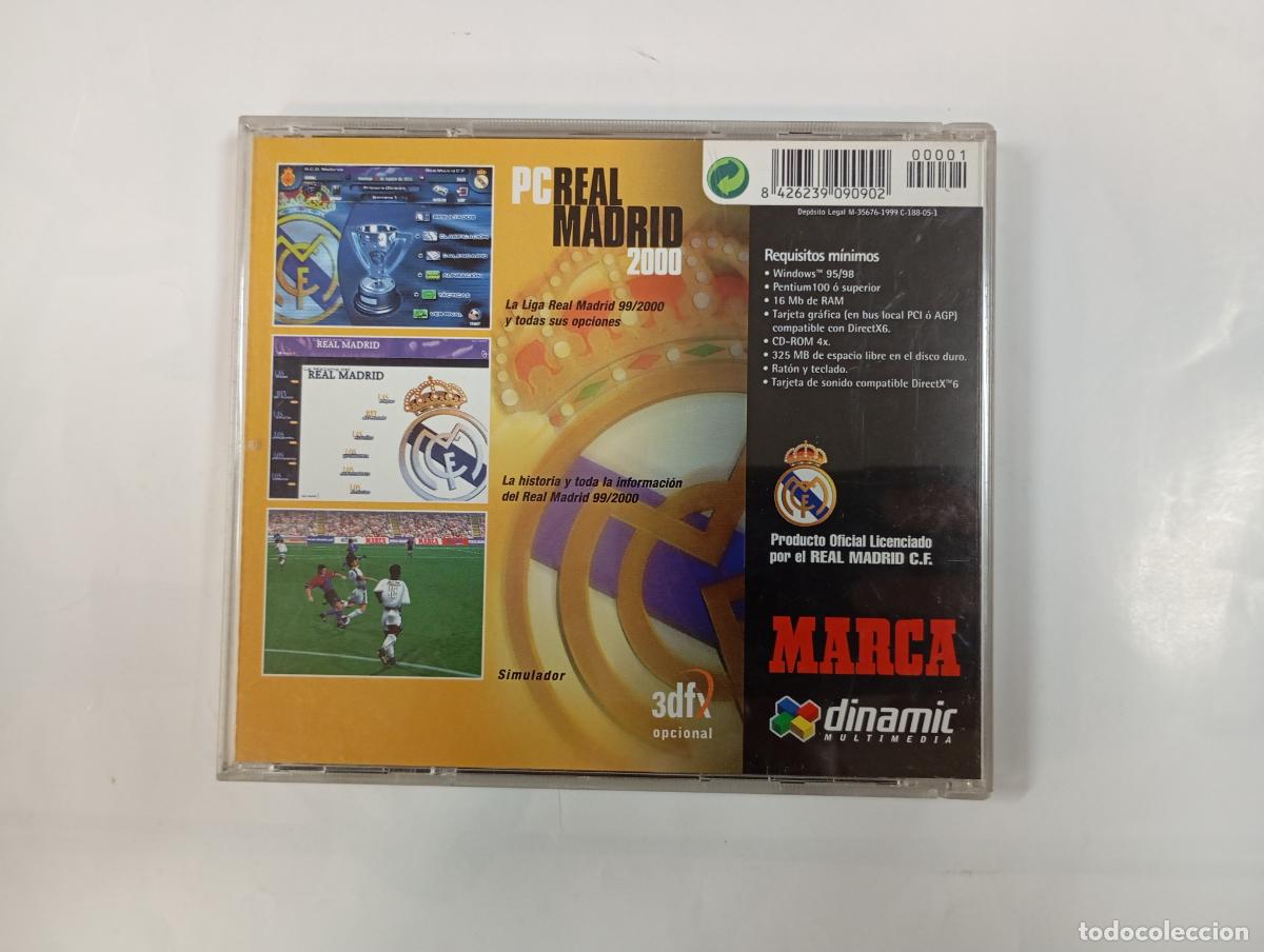 Videojuegos y consolas: PC REAL MADRID. 2000. DINAMIC MULTIMEDIA. PC CD-ROM. TDKV139 - Foto 3