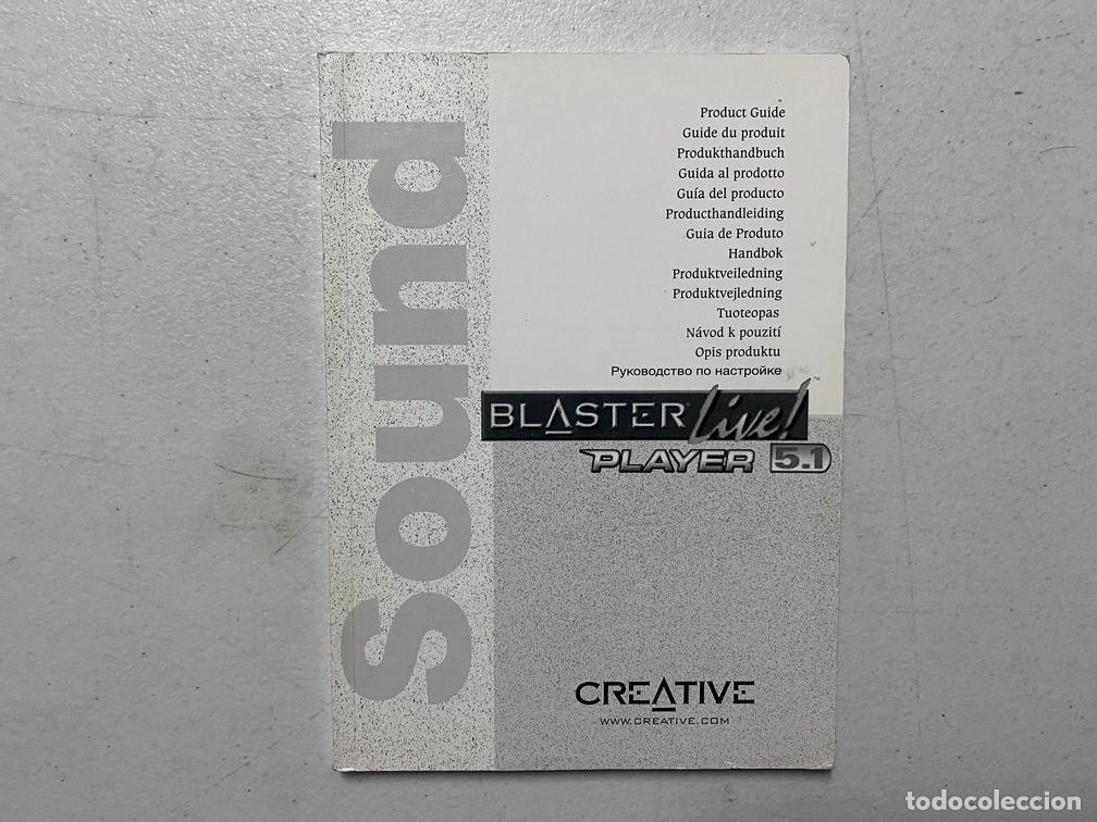 Videojuegos y consolas: BLASTER LIVE PLAYER 5.1 MANUAL CREATIVE - TARJETA SONIDO PC - Foto 1