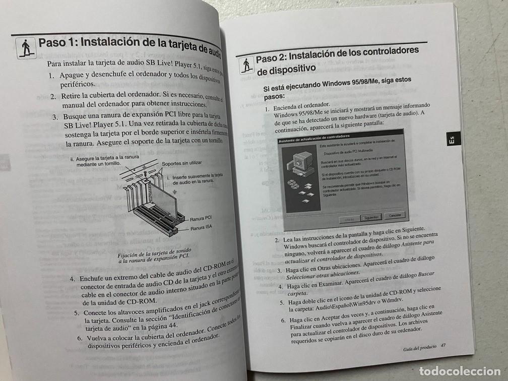 Videojuegos y consolas: BLASTER LIVE PLAYER 5.1 MANUAL CREATIVE - TARJETA SONIDO PC - Foto 5