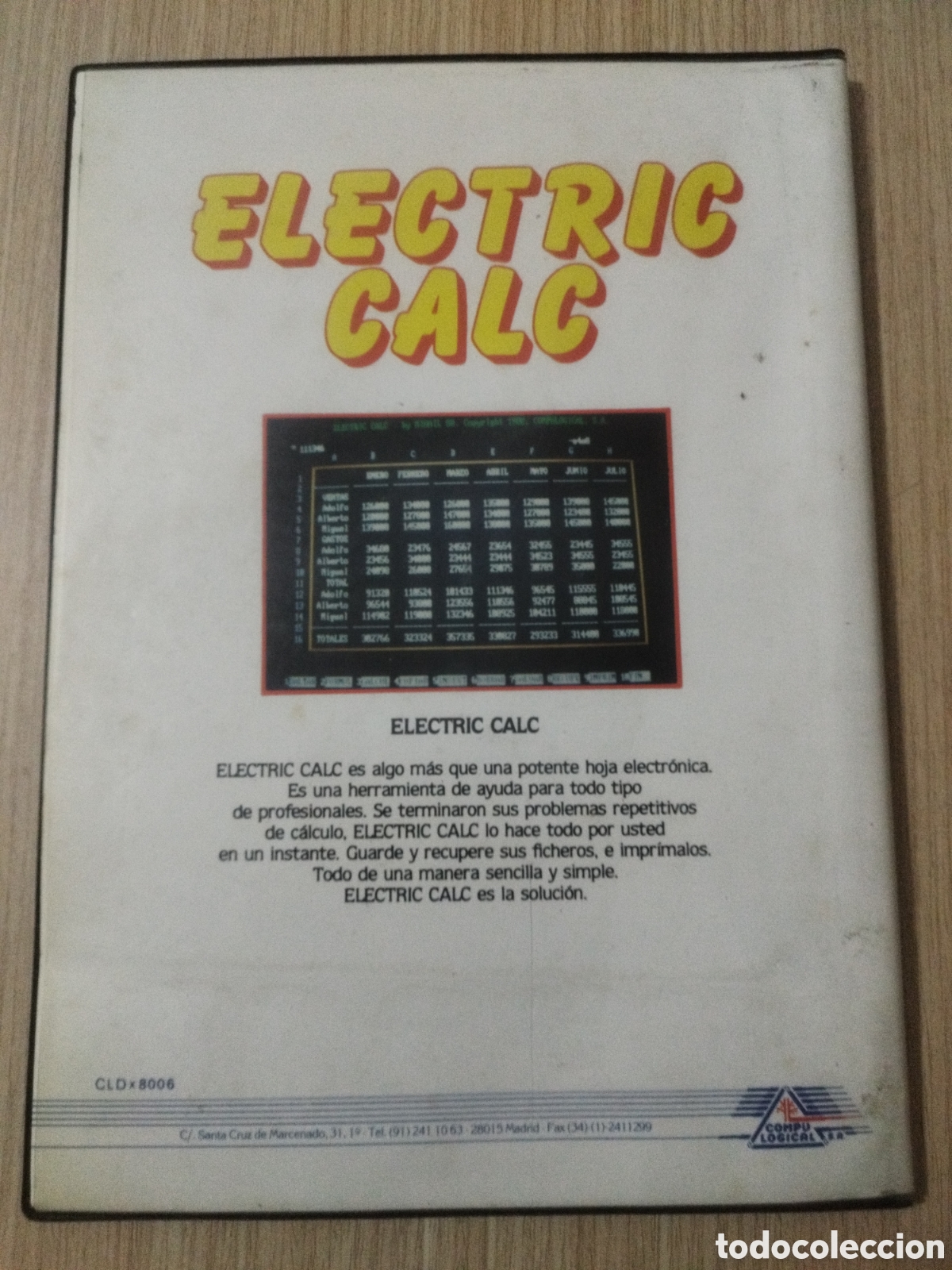 Videojuegos y consolas: ELECTRIC CALC - COMPULOGICAL (1987) - PC - Foto 2