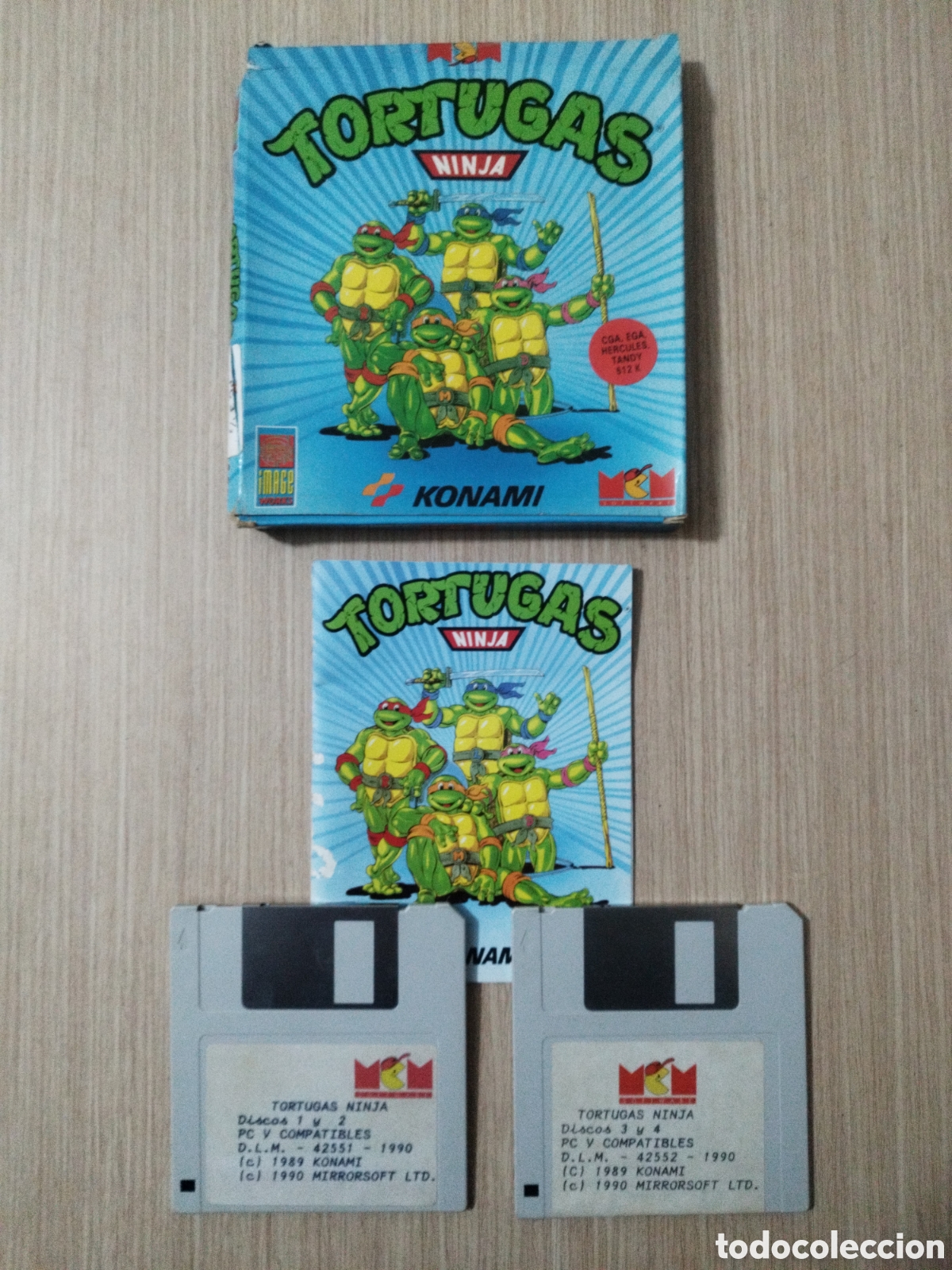 Videojuegos y consolas: TORTUGAS NINJA - KONAMI (1990) - PC - Foto 5