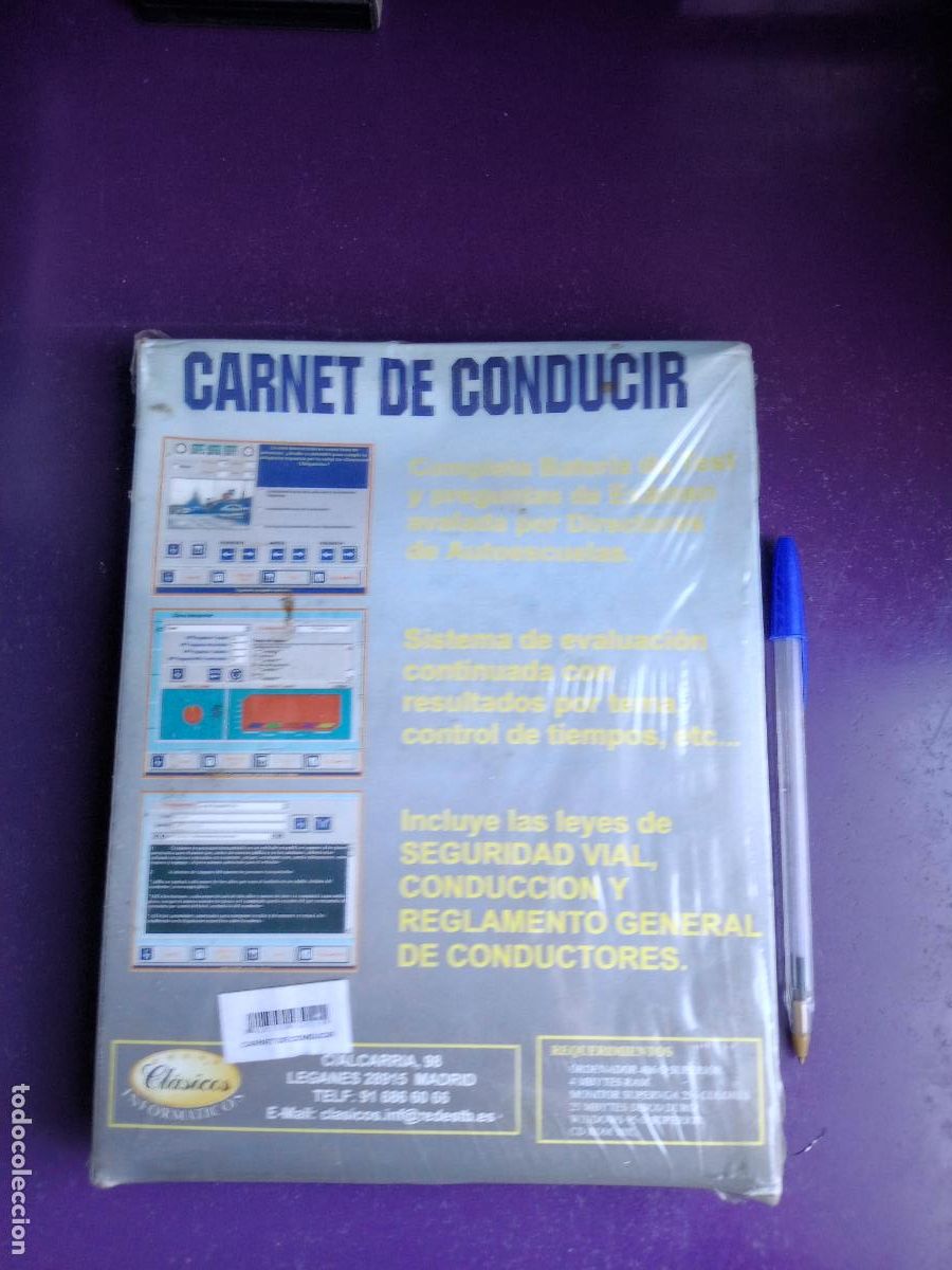 Videojuegos y consolas: CARNET DE CONDUCIR - CURSO INTERACTIVO - PC CD-ROM - TRAFICO - PRECINTADO - Foto 2
