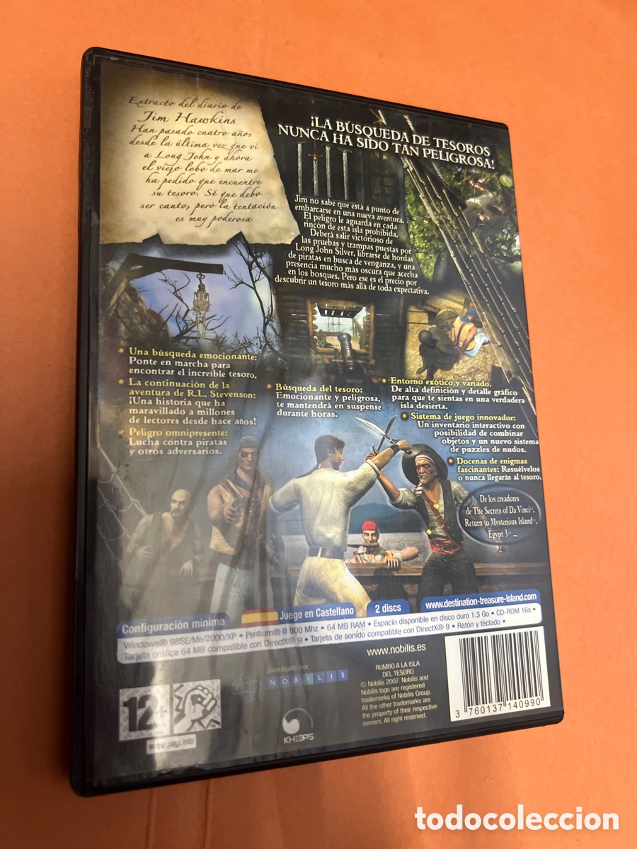 Videojuegos y consolas: T1/A2/80. Rumbo a la Isla del Tesoro [PC CD] - Foto 2