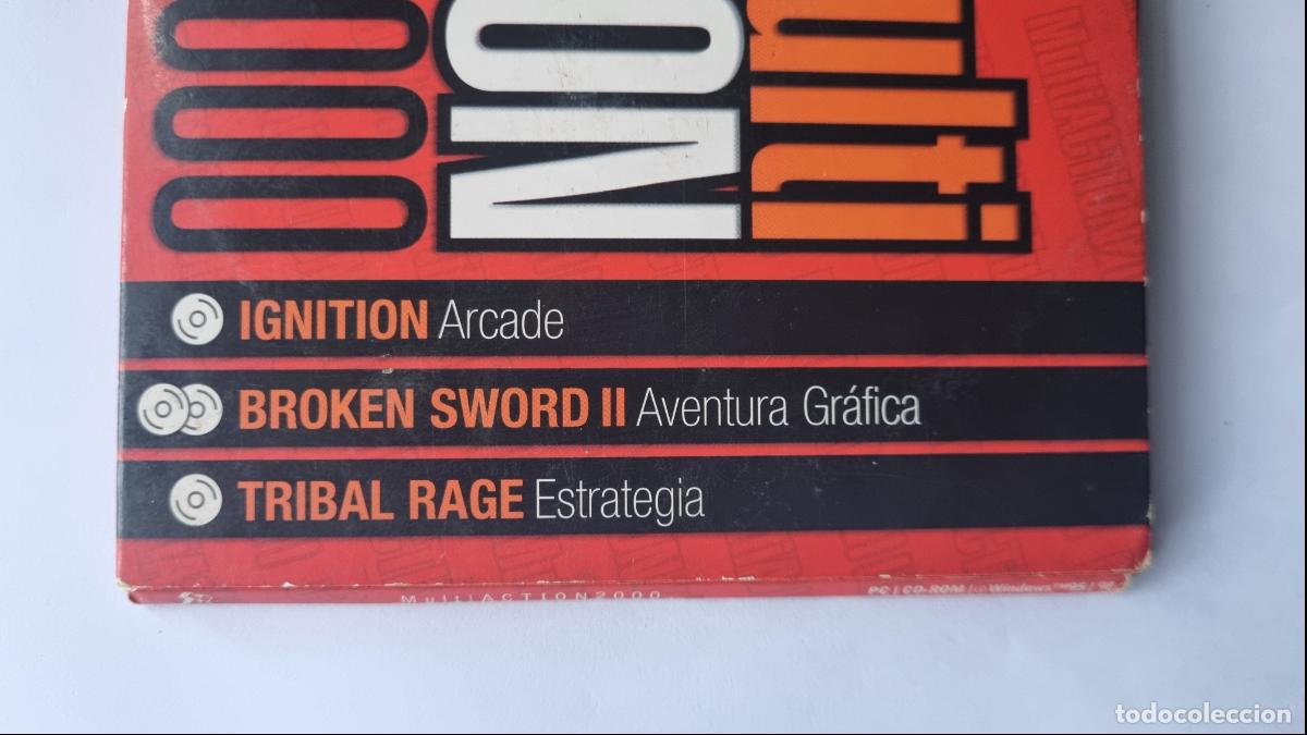 Videojuegos y consolas: Multi Action 2000, (Ignition, Broken Sword II, Tribal Rage) PC, CD-ROM, 4 CDs (Dinamic Multimedia) - Foto 2