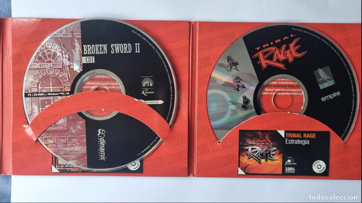 Videojuegos y consolas: Multi Action 2000, (Ignition, Broken Sword II, Tribal Rage) PC, CD-ROM, 4 CDs (Dinamic Multimedia) - Foto 4