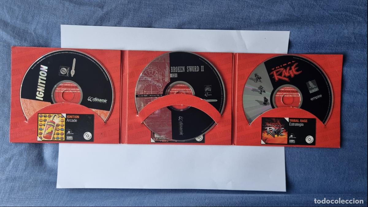 Videojuegos y consolas: Multi Action 2000, (Ignition, Broken Sword II, Tribal Rage) PC, CD-ROM, 4 CDs (Dinamic Multimedia) - Foto 6
