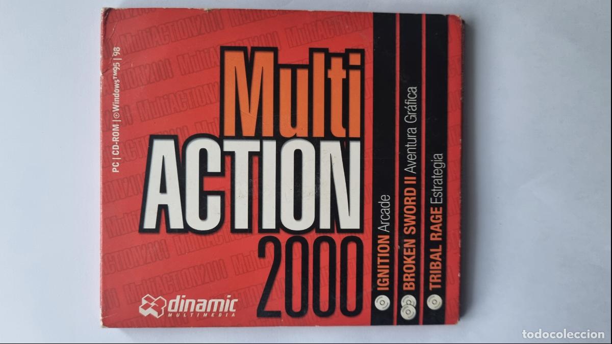 Videojuegos y consolas: Multi Action 2000, (Ignition, Broken Sword II, Tribal Rage) PC, CD-ROM, 4 CDs (Dinamic Multimedia) - Foto 1