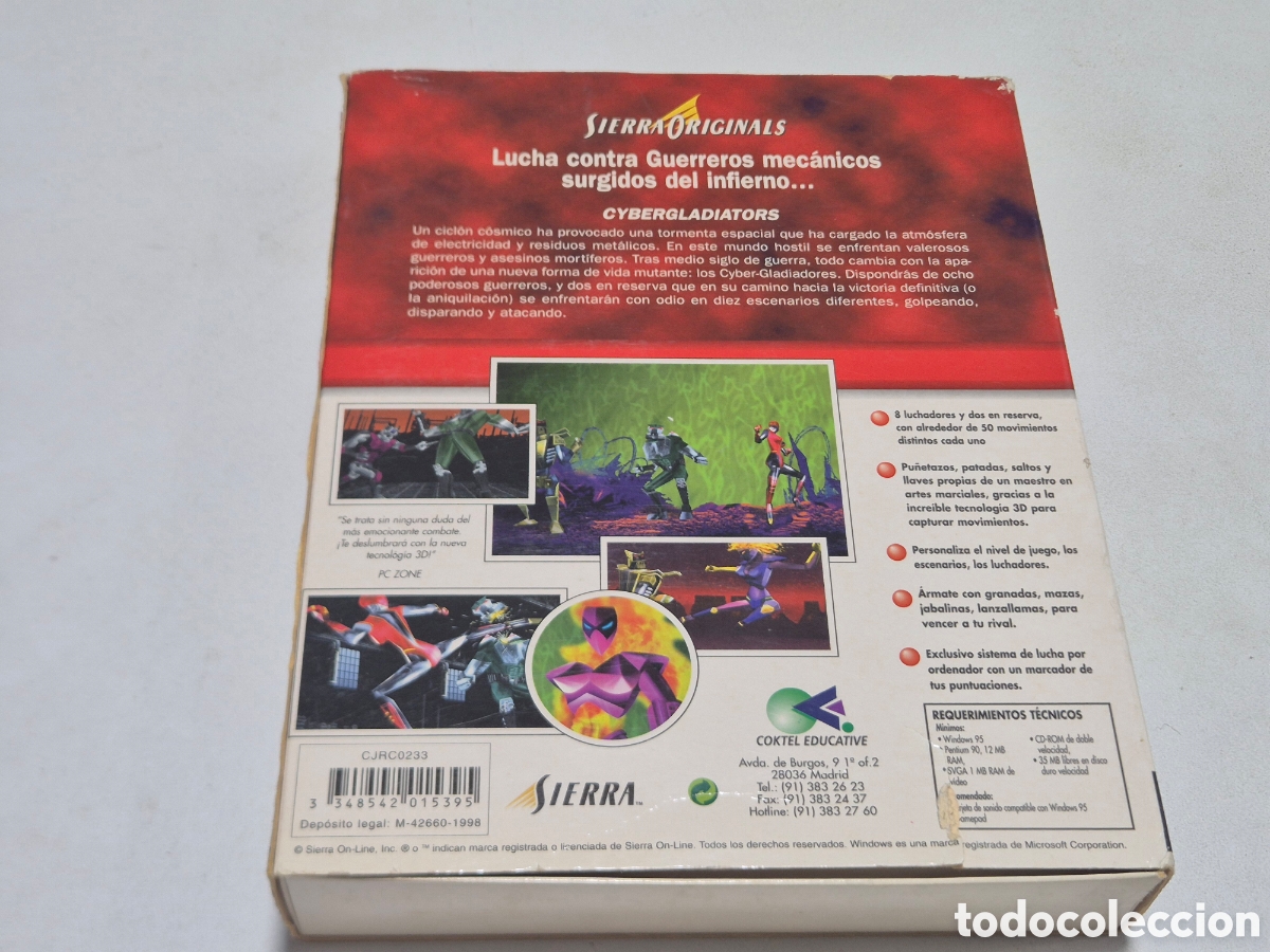 Videojuegos y consolas: CYBER GLADIATORS . Pc - Foto 2