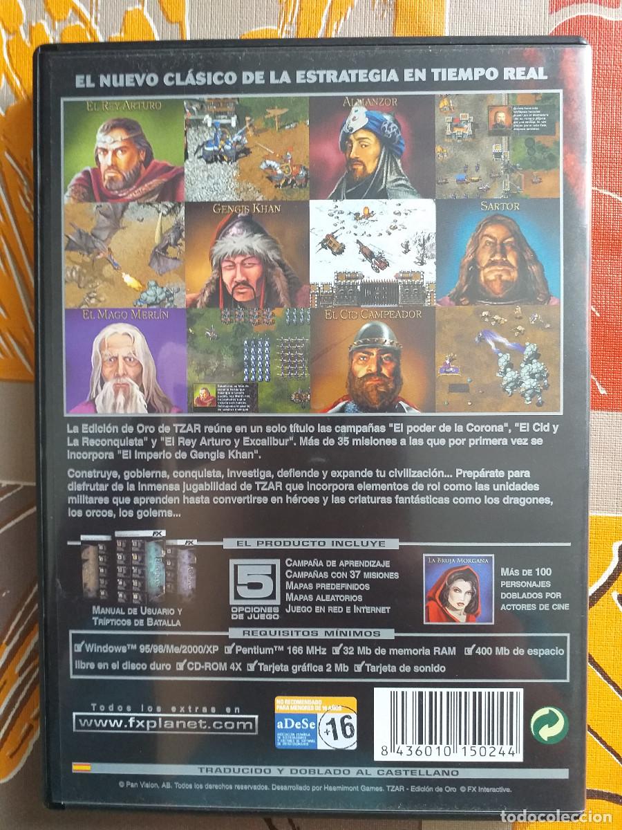 Videojuegos y consolas: Tzar Edici&oacute;n de Oro Videojuego PC FX Interactive - Foto 2