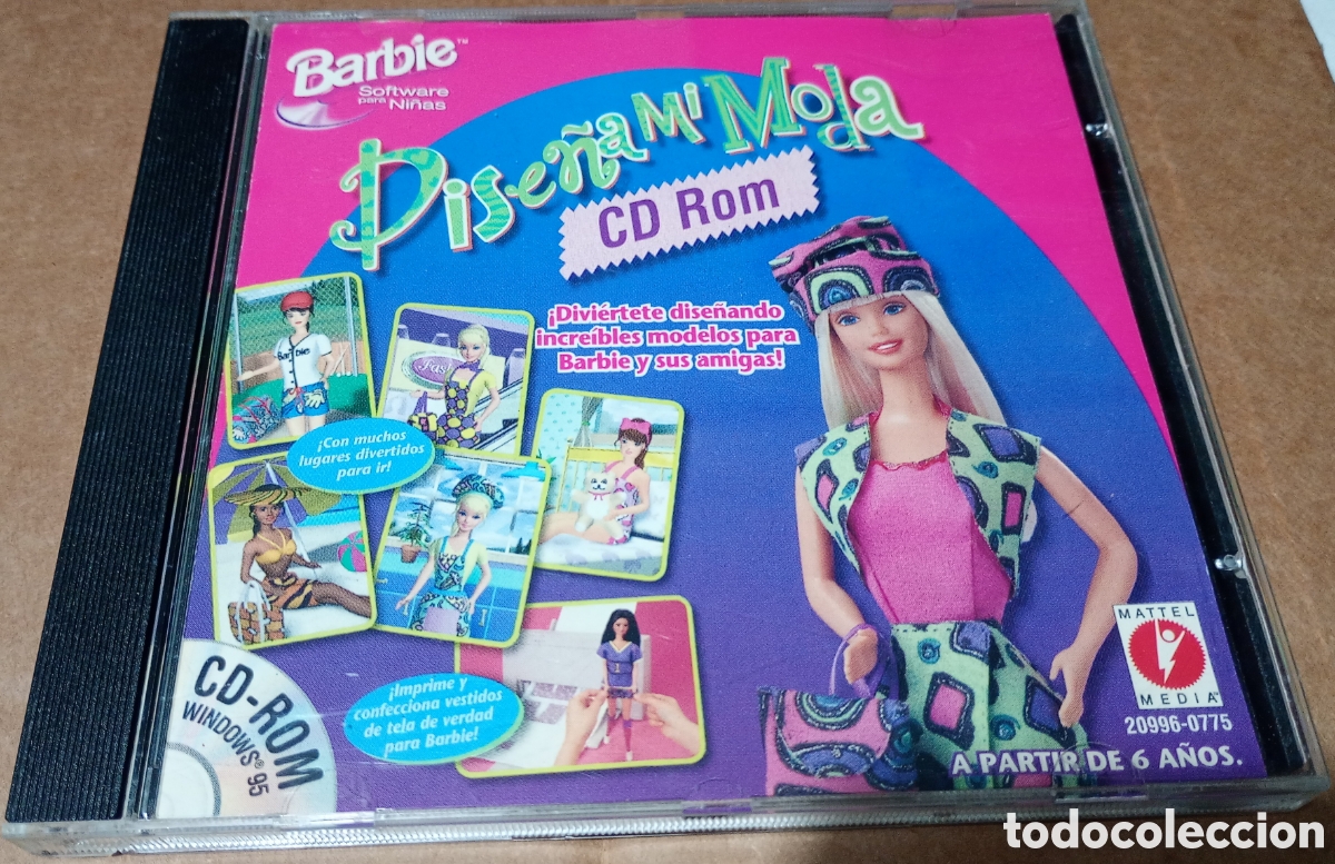 Videojuegos y consolas: Barbie Dise&ntilde;a mi moda PC CD ROM - Foto 1