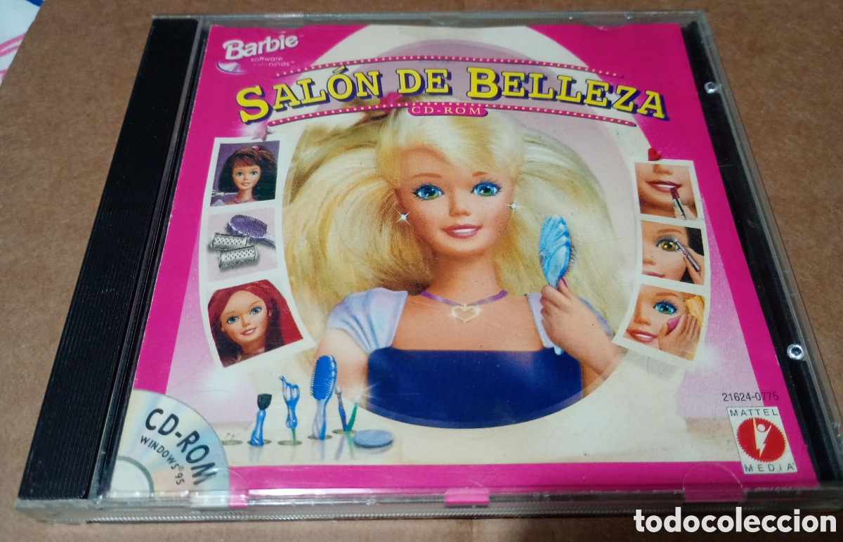 Videojuegos y consolas: Barbie sal&oacute;n de belleza PC CD ROM - Foto 1