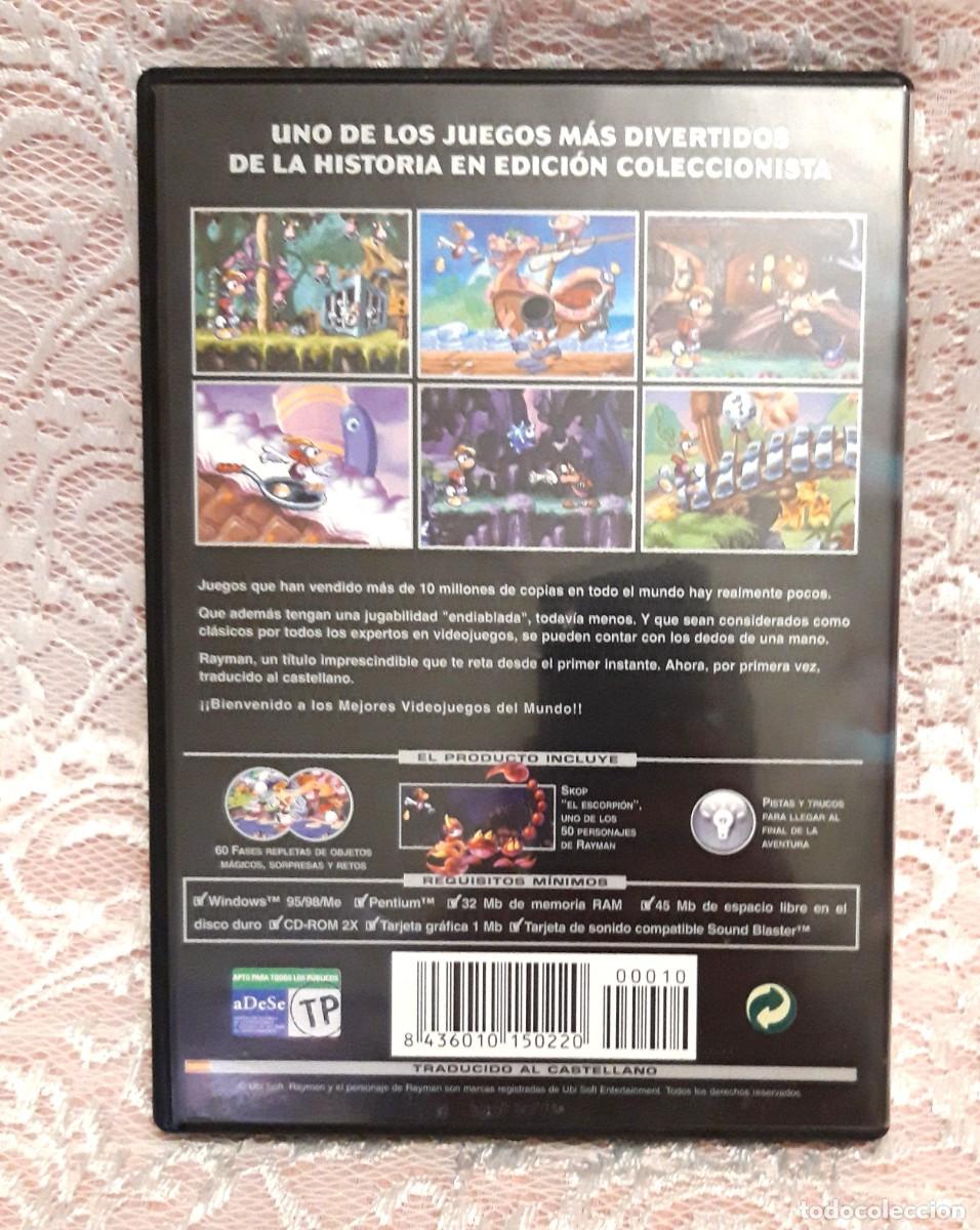 Videojuegos y consolas: RAYMAN, CODE GAME PC CD ROM. UBISOFT JUEGO - Foto 4
