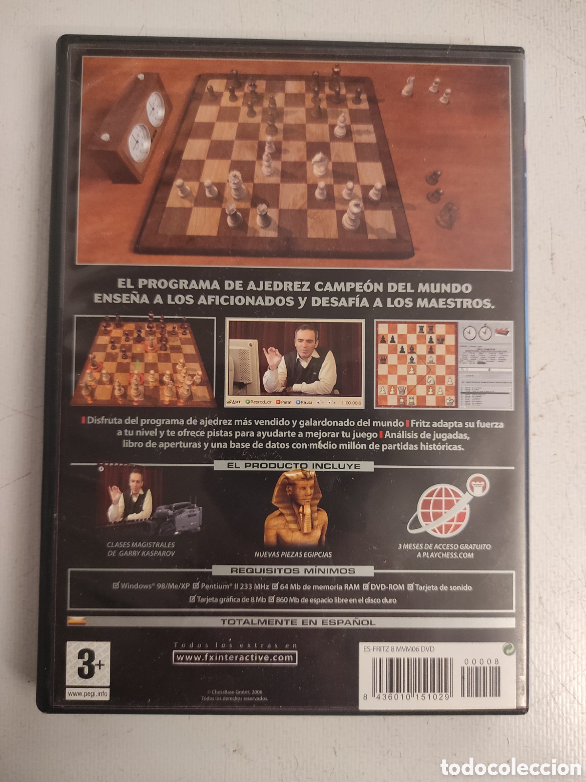 Videojuegos y consolas: Fritz 8: ajedrez (juego PC) - Foto 2