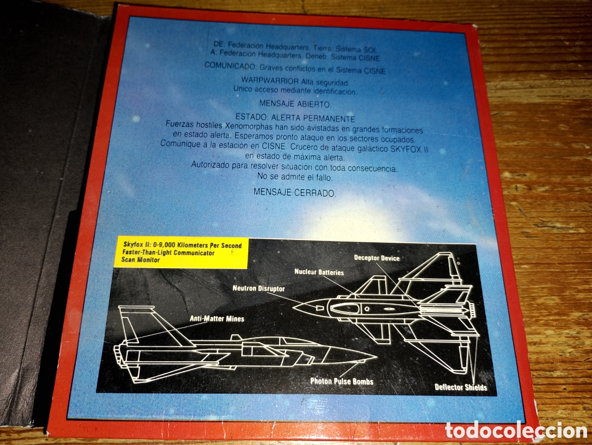 Videojuegos y consolas: SKYFOX II - THE CYGNUS CONFLICT - Foto 4