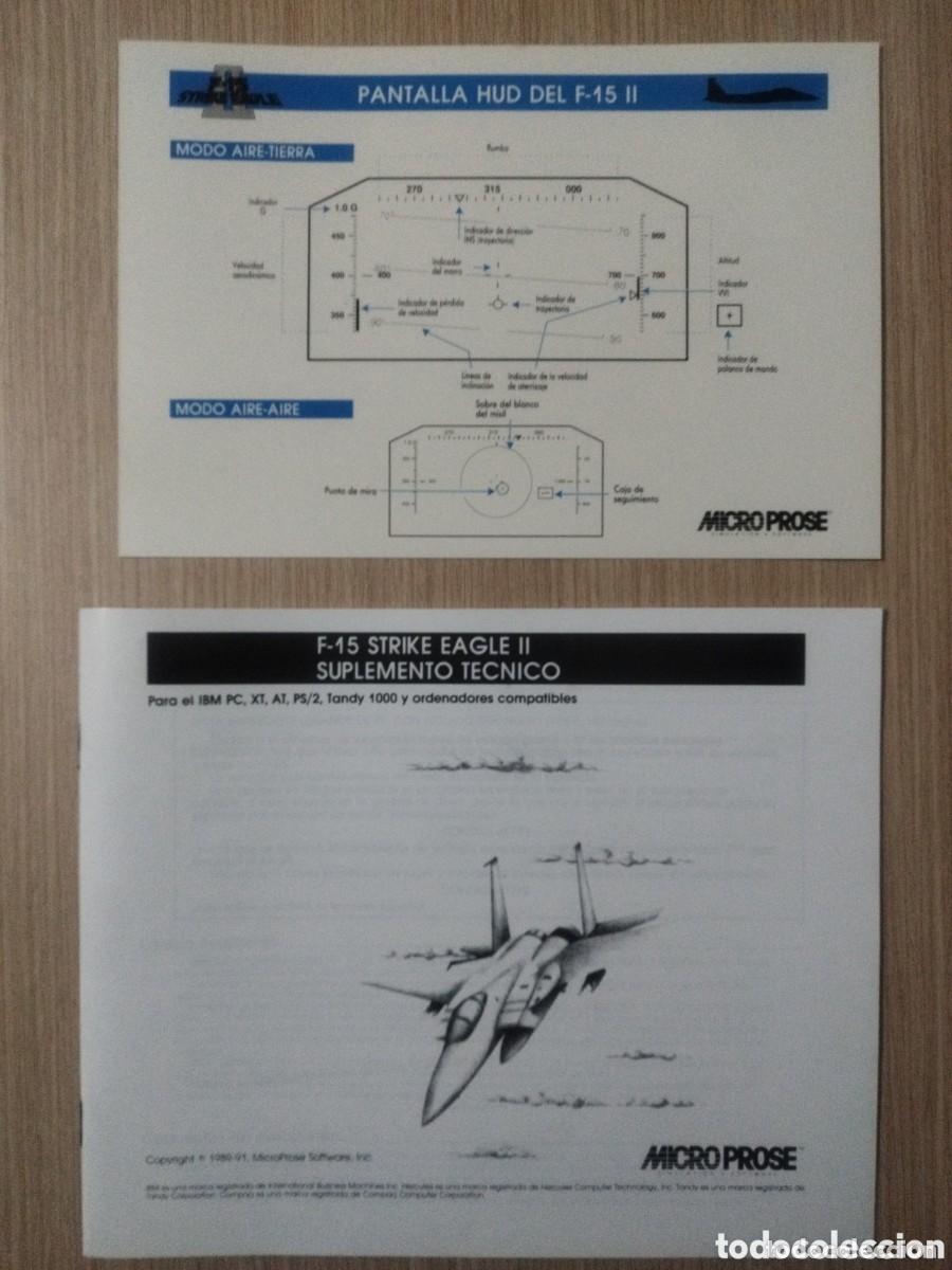 Videojuegos y consolas: F-15 Strike Eagle II - MicroProse (1989) - PC - Foto 8