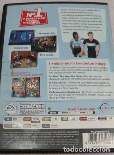 Videojuegos y consolas: LOS SIMS EDICION DELUXE, PC CD-ROM, JUEGO EA GAMES - Foto 2