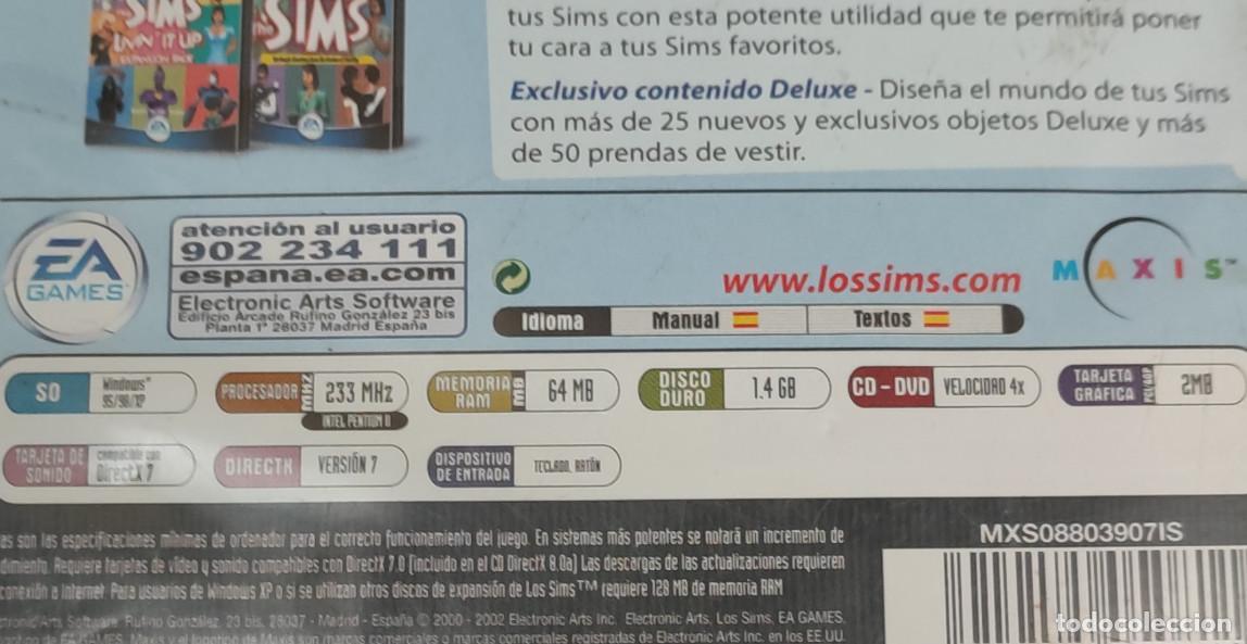 Videojuegos y consolas: LOS SIMS EDICION DELUXE, PC CD-ROM, JUEGO EA GAMES - Foto 3